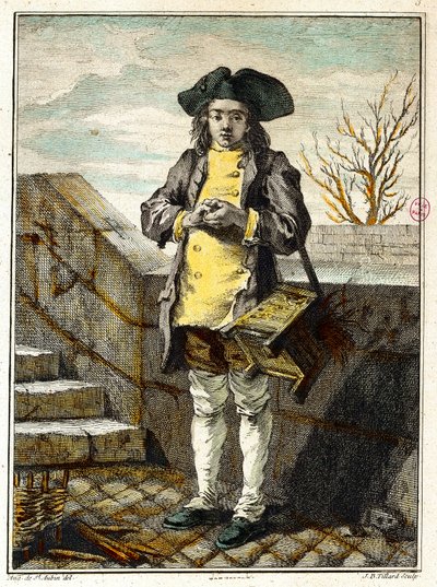 Alte Berufe: der Schuhputzer von Gabriel de Saint Aubin