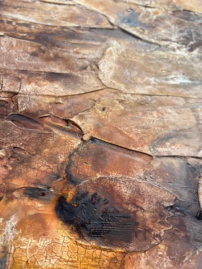 Goldene rissige Erde von Gabriela Aleksandra Szuba