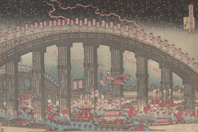 Das Tenmangu-Festival in Osaka, 1834 von Gakutei