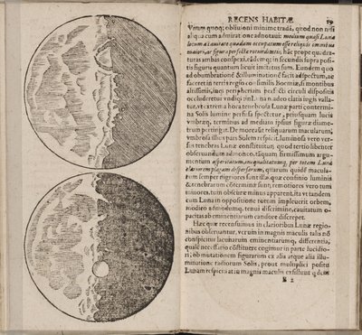 Seite aus dem Buch Sidereus Nuncius von Galileo Galilei, 1610 von Galileo Galilei