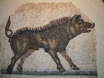 Römisches Mosaik von Gallo-Roman