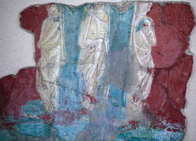 Römisches Wandgemälde von Gallo-Roman