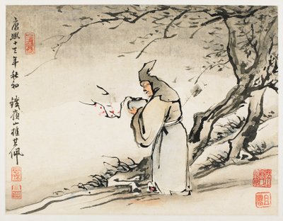 Finger Painting, aus einem Album von zehn von Gao Qipei