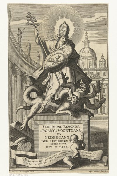 Katholizismus überwindet die Ketzerei von Gaspar Bouttats