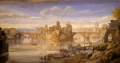 Tiberinsel von Gaspar van Wittel