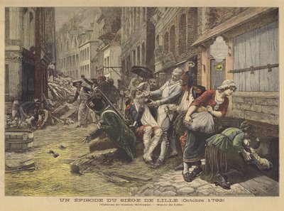 Eine Episode aus der Belagerung von Lille (Oktober 1792) von Gaston Melingue