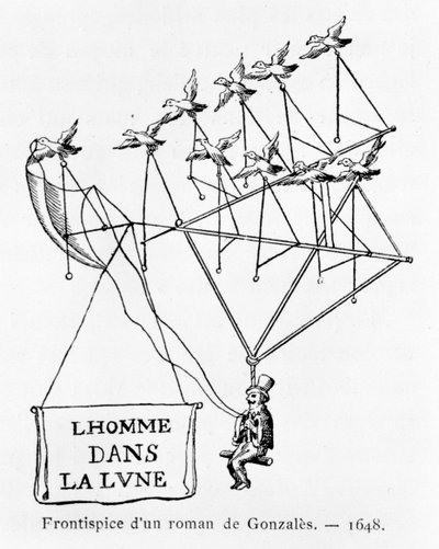 Der Mann im Mond, 1648 1887 von Gaston Tissandier