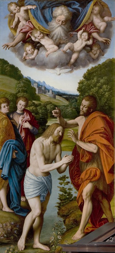 Die Taufe Christi von Gaudenzio Ferrari