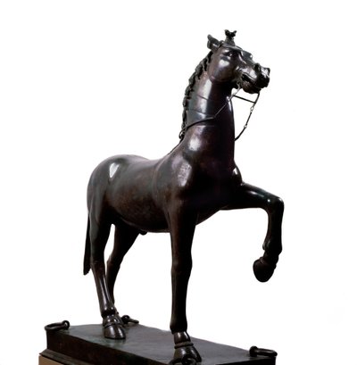 Bronzenes Votivpferd (Skulptur, ca. 50 n. Chr.) von Gaulish Gaulish