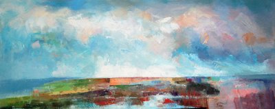 Abstrakte Landschaft (Bretagne) von Geert Bordich