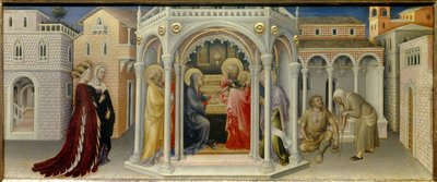 Darstellung im Tempel von Gentile da Fabriano