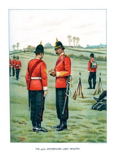 Das 43. Oxfordshire Leichte Infanterie von Geoffrey Douglas Giles