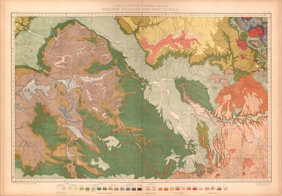 Geologischer und geographischer Atlas von Colorado und angrenzenden Gebieten von Geological And Geographical Survey Of The Territories