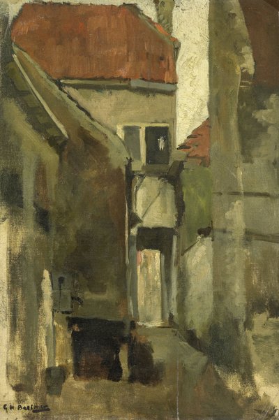 Nachbarschaftsstraße in Rijswijk bei Den Haag von Georg-Hendrik Breitner