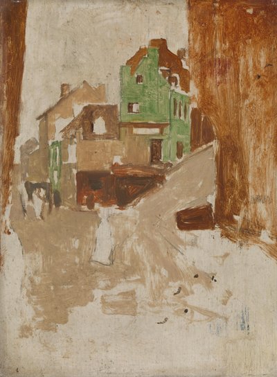 Straße in Montmartre von Georg-Hendrik Breitner