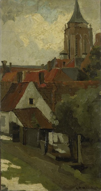 Der Turm von Gorkum von Georg-Hendrik Breitner