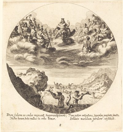 Jupiter und die Götter von Georg Andreas Wolfgang the Elder