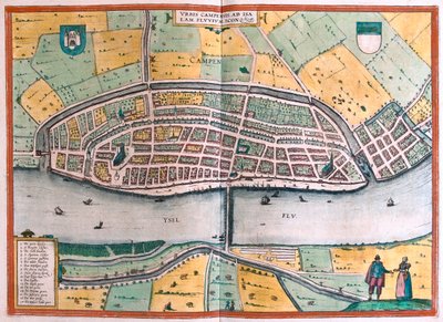 Kampen und der Fluss IJssel, Niederlande - in 