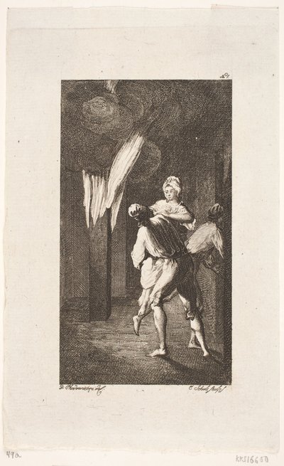 Titelvignette zu Smollett "Peregrine Pickles Abenteuer" von Georg Christian Schule