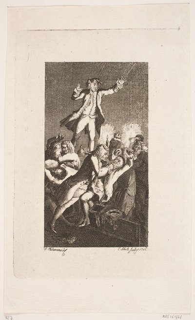 Titelvignette zu Smollett „Peregrine Pickles Abenteuer“ von Georg Christian Schule