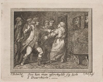 Vignette zu J. H. Wessels "Samtlige skrifter" von Georg Christian Schule