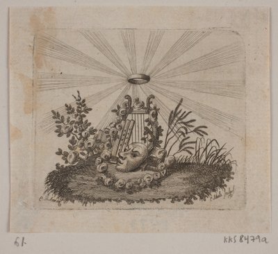 Vignette zu J. H. Wessels "Samtlige skrifter" von Georg Christian Schule