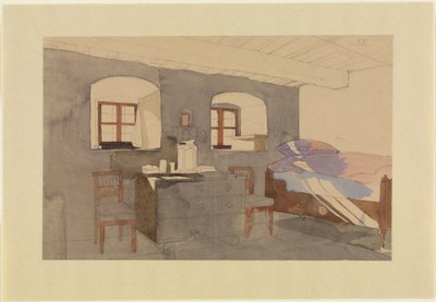 Eine Schlafstube mit einfallendem Licht von Georg Friedrich Kersting