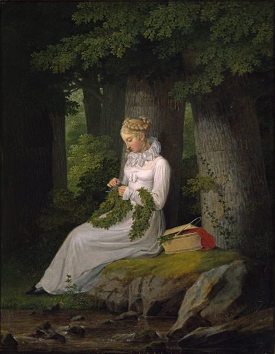 Die Kranzwinderin von Georg Friedrich Kersting