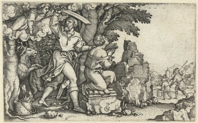 Opfer Abrahams von Isaak von Georg Pencz