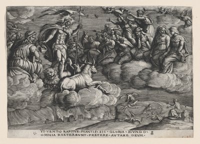 Der Triumph der Ewigkeit über den Tod, aus Der Triumph von Petrarca von Georg Pencz