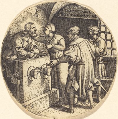 Die Gefangenen besuchen von Georg Pencz