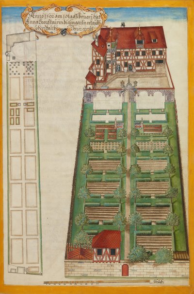 Die Nürnberger Residenz und Garten von Magdalene Pairin von Georg Strauch