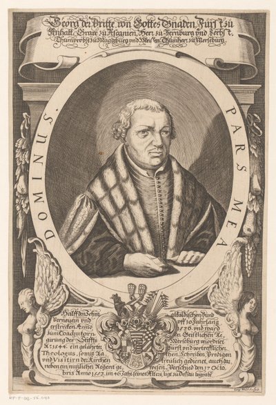 Porträt von Georg III., Prinz von Anhalt-Dessau von Georg Walch
