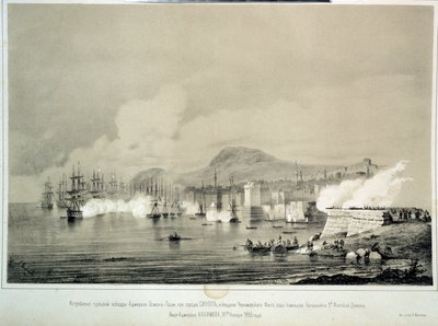 Die Schlacht von Sinop am 30. November 1853 von Georg Wilhelm Timm