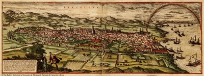 Katalonische Stadt von Georg and Hogenberg Franz (1535 90) Braun