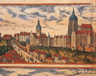 Ansicht der Zitadelle von Georg Braun and Hogenberg Franz