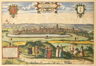Danzig aus Civitates Orbis Terrarum von Georg Braun von Georg Braun and Hogenberg Franz