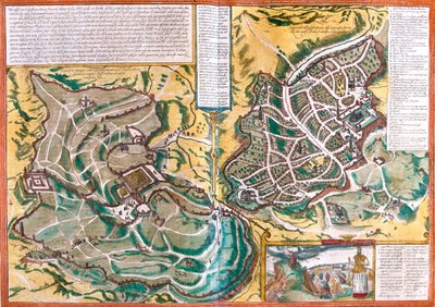 Jerusalem, Israel von Georg and Hogenberg Franz (1535-90) Braun