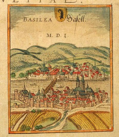 Karte von Basel aus 