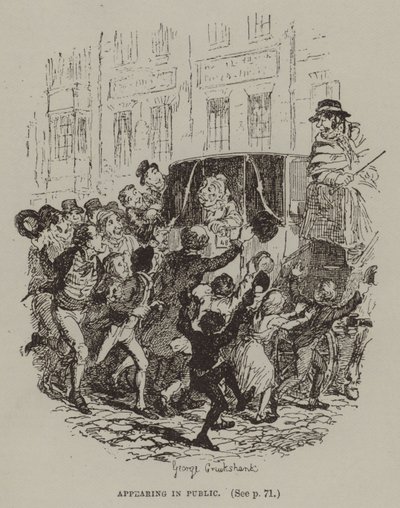 In der Öffentlichkeit erscheinen von George (after) Cruikshank