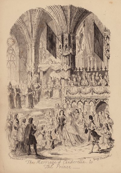Aschenputtel und der Glasschuh von George (after) Cruikshank