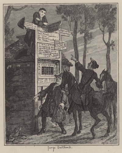 Illustration für Jack Sheppard von George (after) Cruikshank