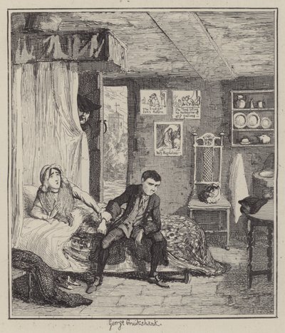 Illustration für Jack Sheppard von George (after) Cruikshank