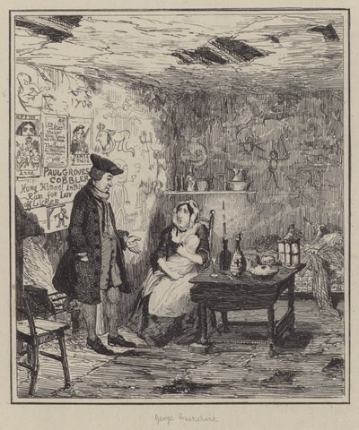 Illustration für Jack Sheppard von George (after) Cruikshank