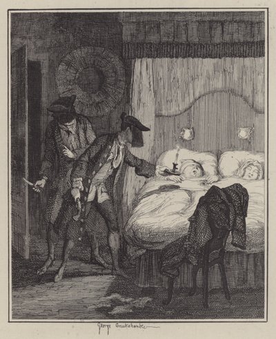Illustration für Jack Sheppard von George (after) Cruikshank