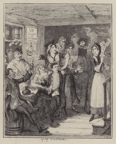 Illustration für Jack Sheppard (Gravur) von George (after) Cruikshank