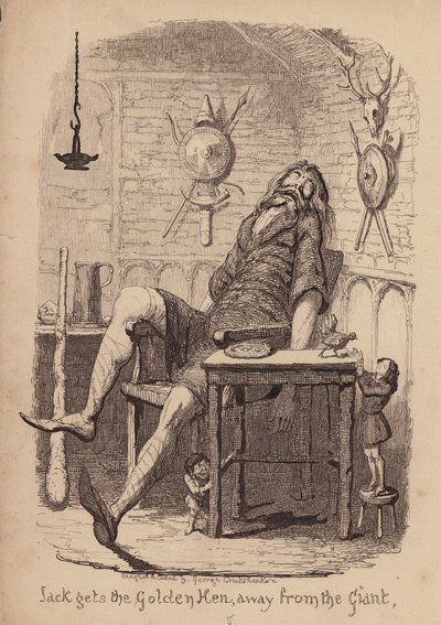 Hans und die Bohnenranke von George (after) Cruikshank