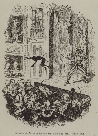 Meister Joes unerwarteter Besuch in der Grube von George (after) Cruikshank