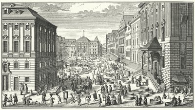 Ein Blick auf Wien im Jahr 1725 von George (after) Du Maurier