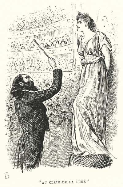 Illustration für Trilby von George du Maurier von George (after) Du Maurier